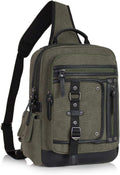 Schkleier Messenger Bag for Men Canvas Sling Bag - Rugged Everyday
