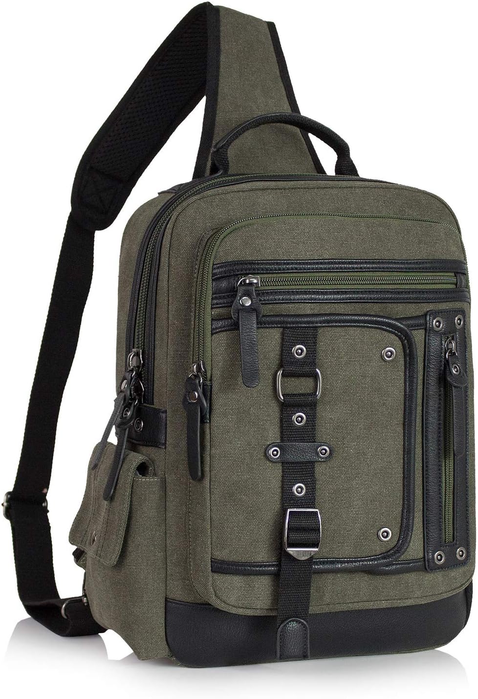 Schkleier Messenger Bag for Men - Stylish Canvas Sling Bag