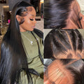 26 in Straight Lace Front Wig 13x4 HD Lace Frontal - Natural Hairline