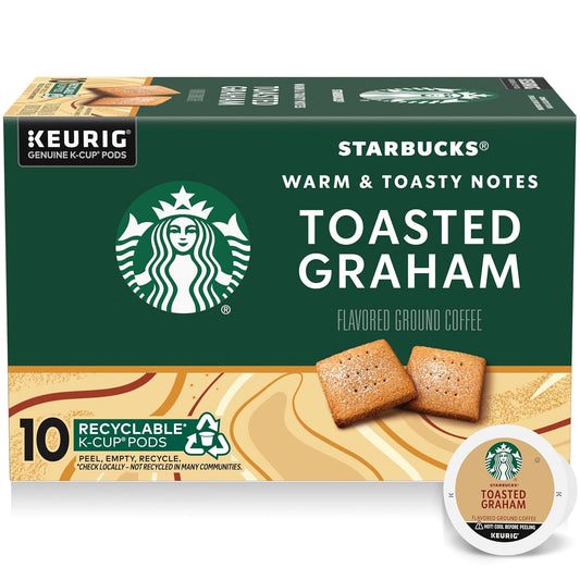 Starbucks Toasted Graham K-Cup Pods, 100% Arabica, 10 Pods