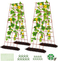 Cucumber Trellis A-Frame 59ft High 2 Pack - Foldable Garden Support