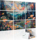 Art Acoustic Panels 9 Pack 48in x 36in - Decorative Sound Absorbing