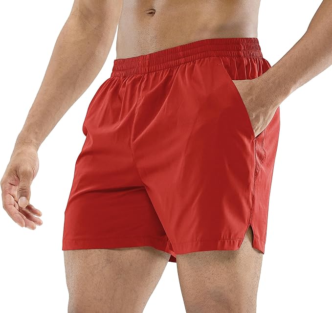 MIER Men's Workout Running Shorts Quick Dry Active 5 in Lightweight