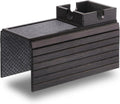 Detor Couch Cup Holder Tray with Super Anti-Slip Pad - Stable Armrest
