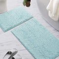 SONORO KATE Bathroom Rug Set - Plush Non-Slip Chenille Bath Mats