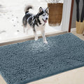 Chenille Absorbent Outdoor Doormat 60in x 36in - Washable Muddy Door