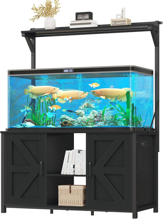 YITAHOME 120 Gallon Fish Tank Stand with Power Outlets and Storage