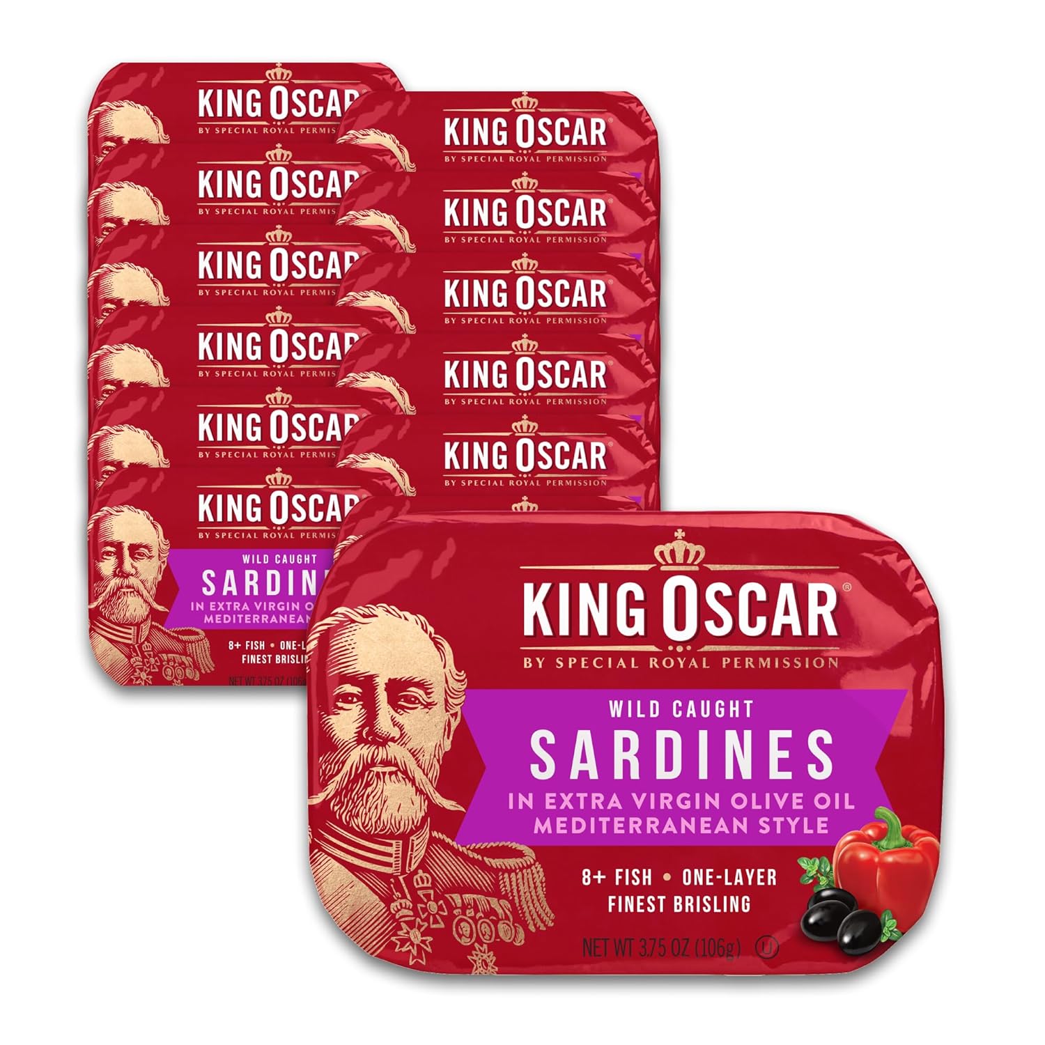 Premium Sardines in Extra Virgin Olive Oil - Mediterranean Style