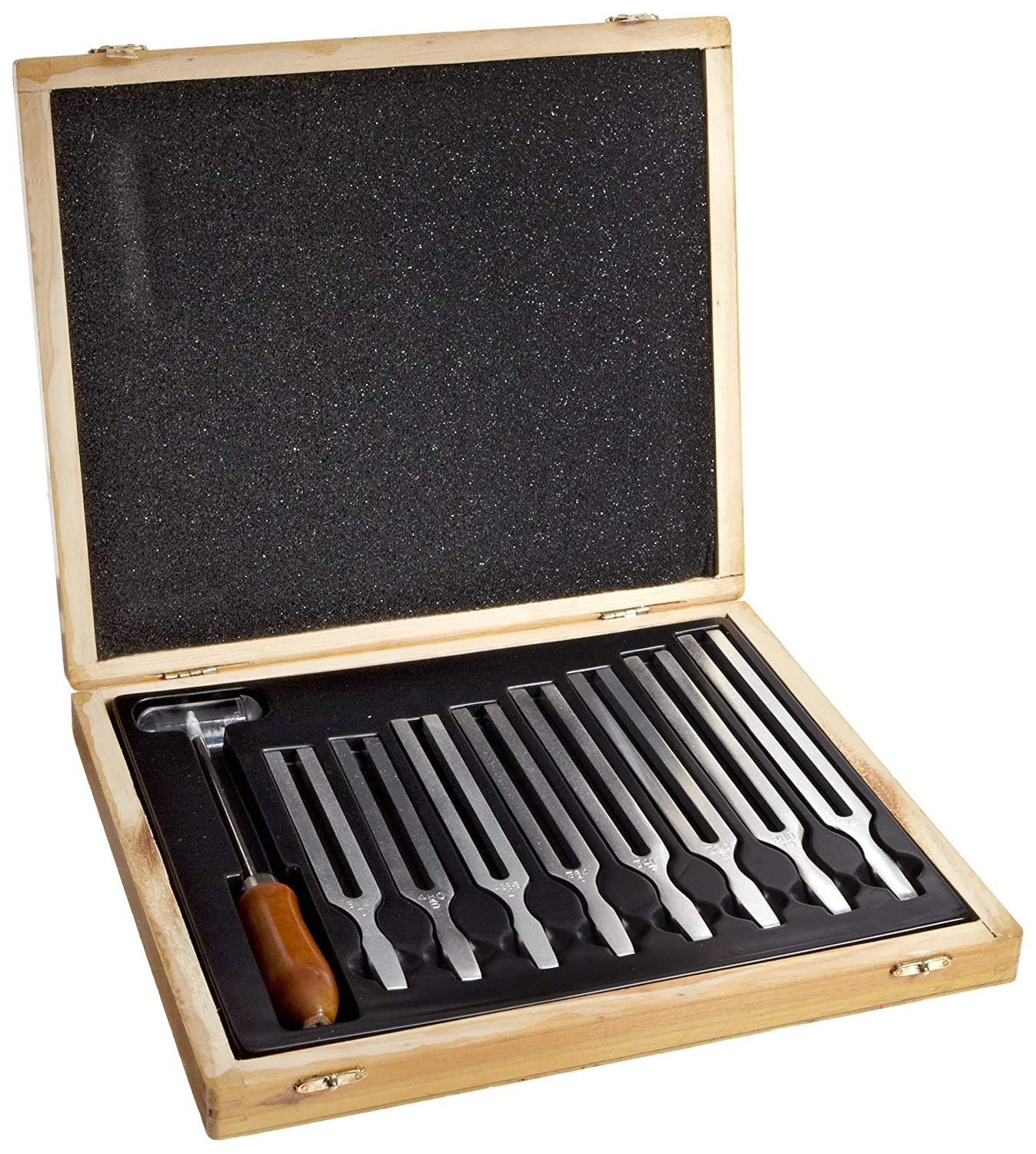 Hand2mind Octave Tuning Forks Set of 8 for Music Education