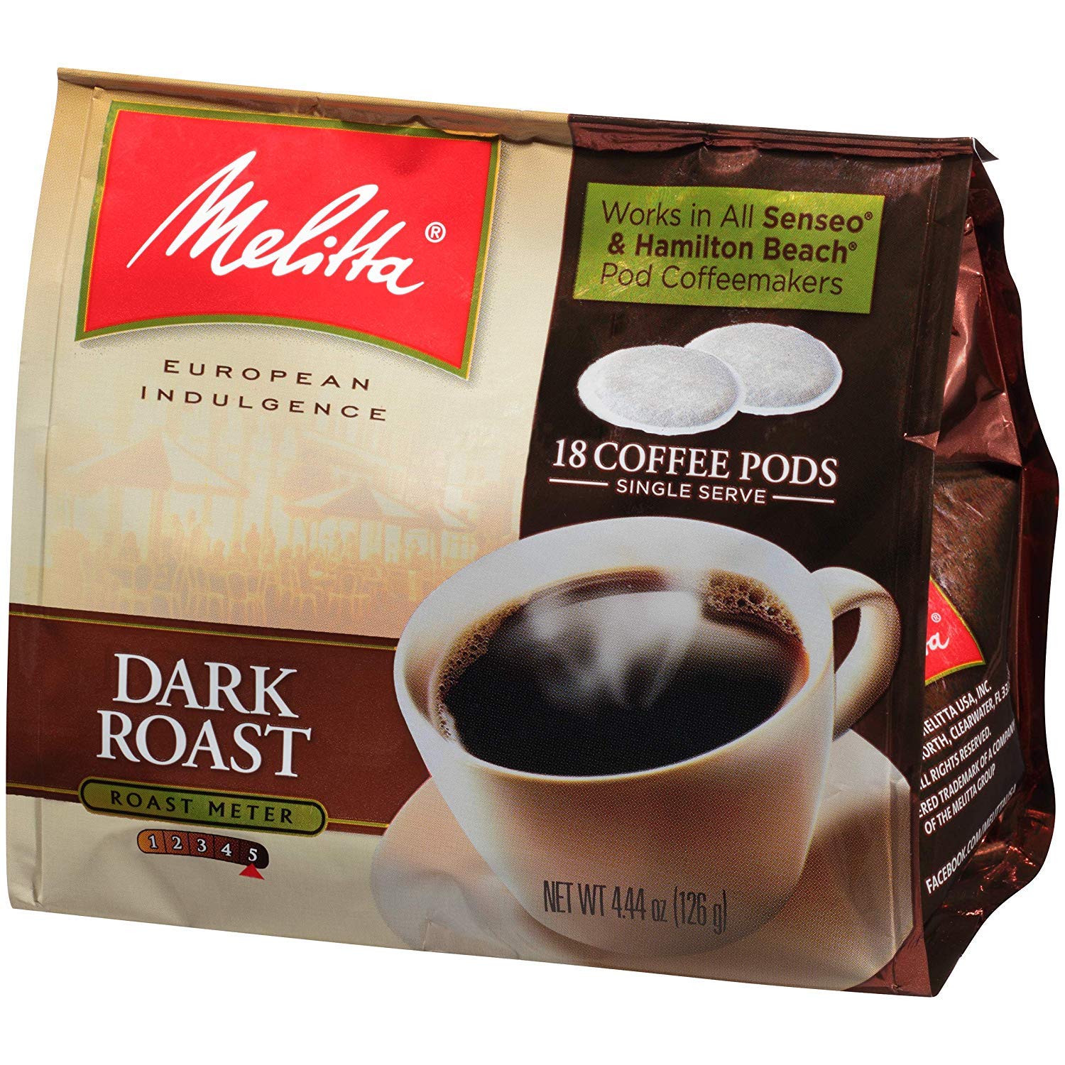 Melitta Dark Roast Coffee Pods - 108 Pods