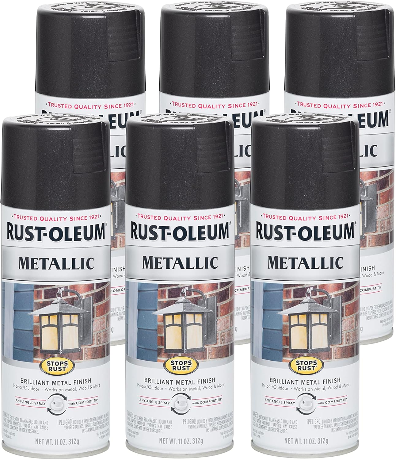 Rust-Oleum Stops Rust Metallic Spray Paint for Durable Finish