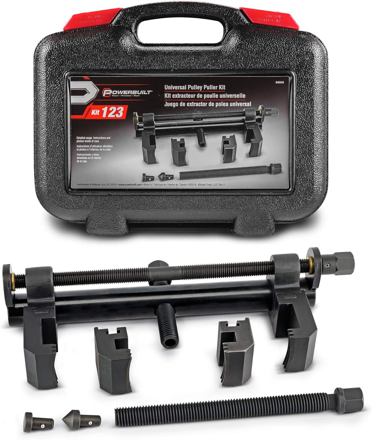 Powerbuilt Universal Pulley Puller Kit for Engine and Drive Train