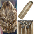 WindTouch Clip in Hair Extensions Balayage Medium Light Brown