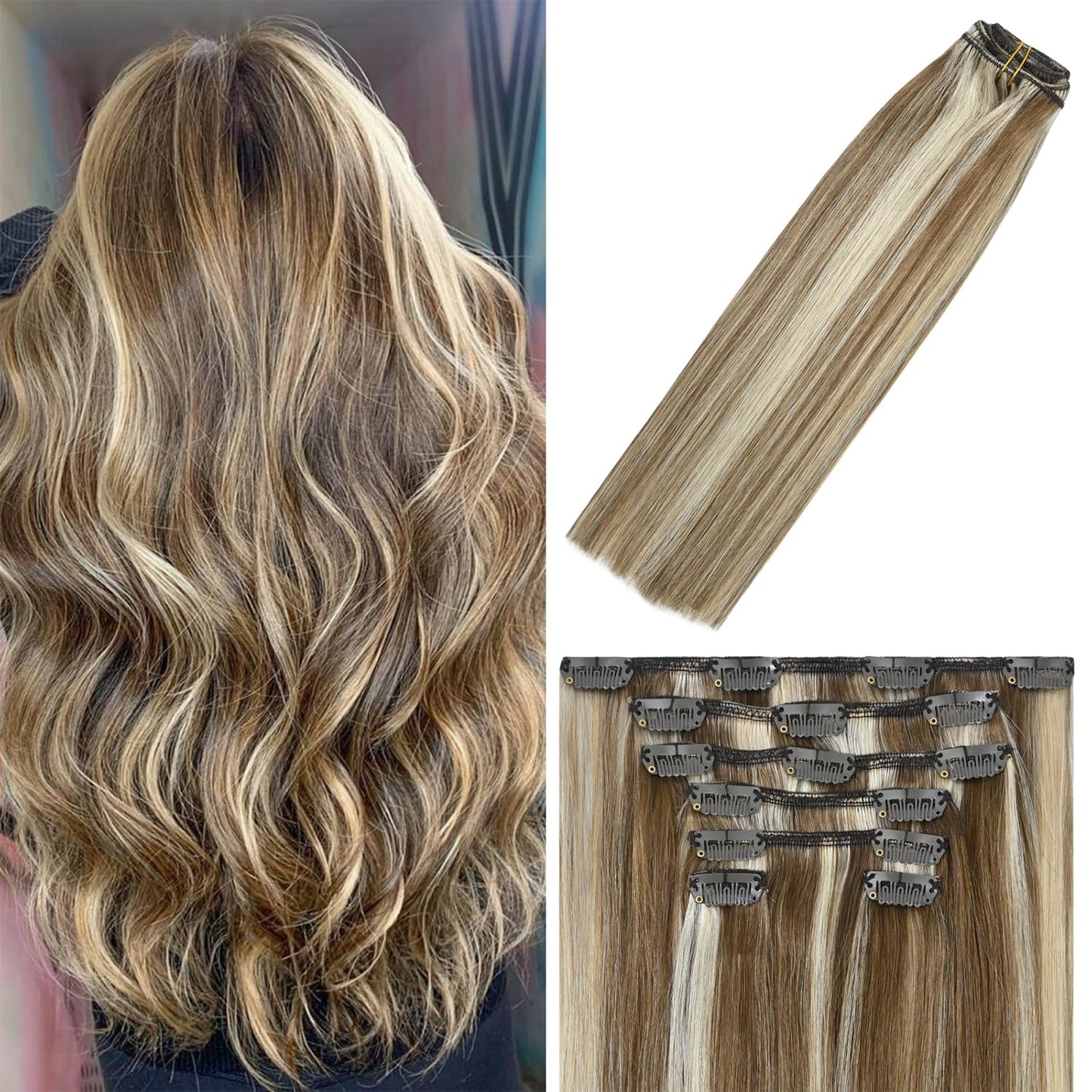 WindTouch Clip in Hair Extensions for Natural Volume and Length