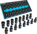 DURATECH 3/8ft Drive Impact Universal Joint Socket Set - 16-Piece