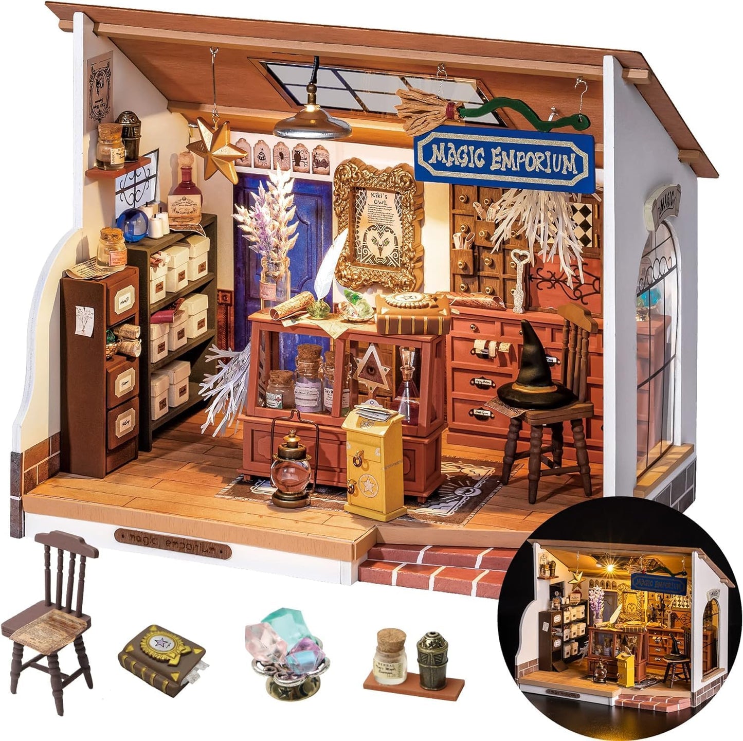 Rolife DIY Miniature House Kit Magic House for Creative Minds