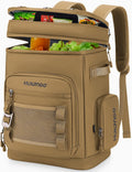 Large Waterproof Insulated Cooler Backpack - Keeps Food & Drinks Cold