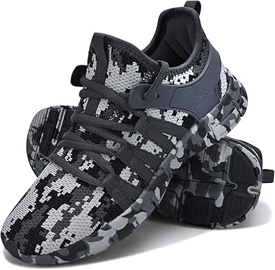 INZCOU Running Shoes Lightweight Breathable Mesh Sneakers for Gym