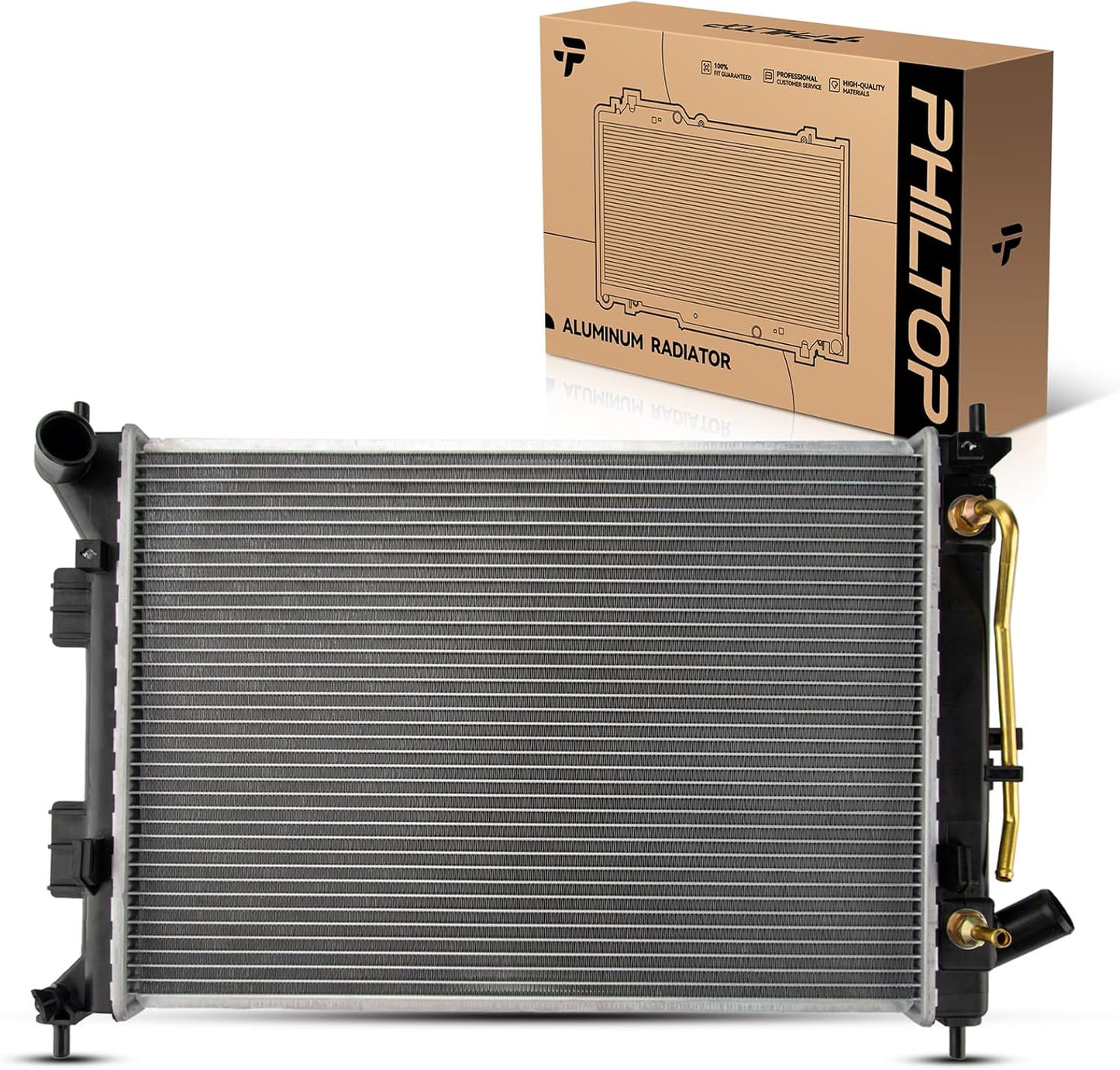 PHILTOP Radiator for 2012-2013 Elantra, Forte, and Coupe Models
