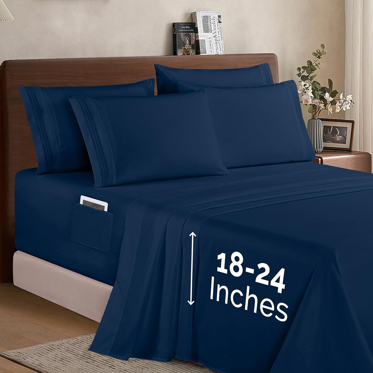 Elegant Comfort 1500 Premium Quality 6-Piece Bed Sheet Set Review
