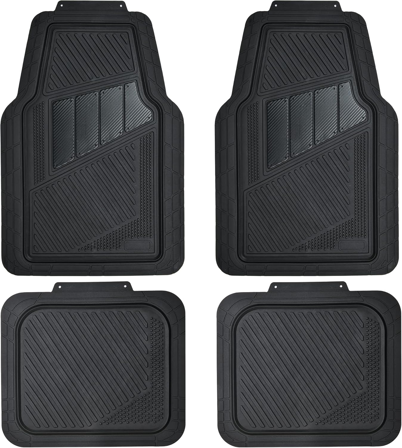 CAR PASS Heavy Duty Rubber Floor Mats for All-Weather Protection