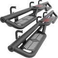 Double Cab Two Stairs Running Boards Compatible with 2007-2019