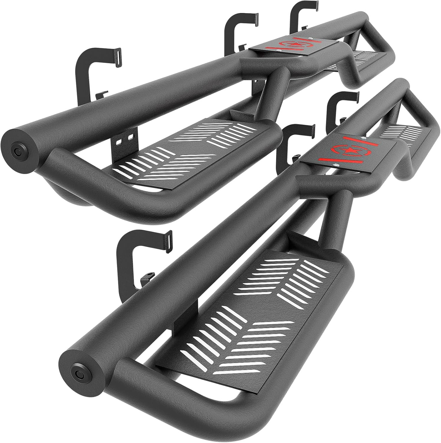 Double Cab Two Stairs Design Running Boards for Chevy Silverado