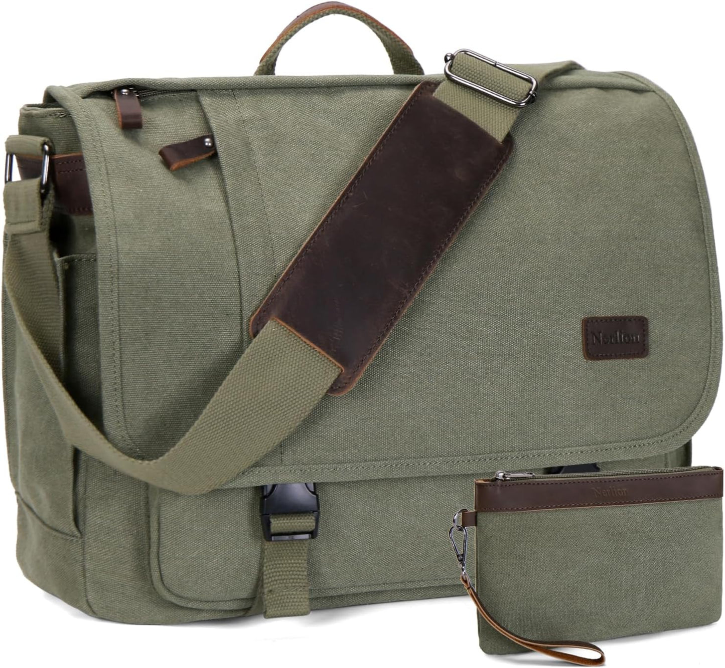 Nerlion Messenger Bag for Men - Water-resistant Laptop Bag
