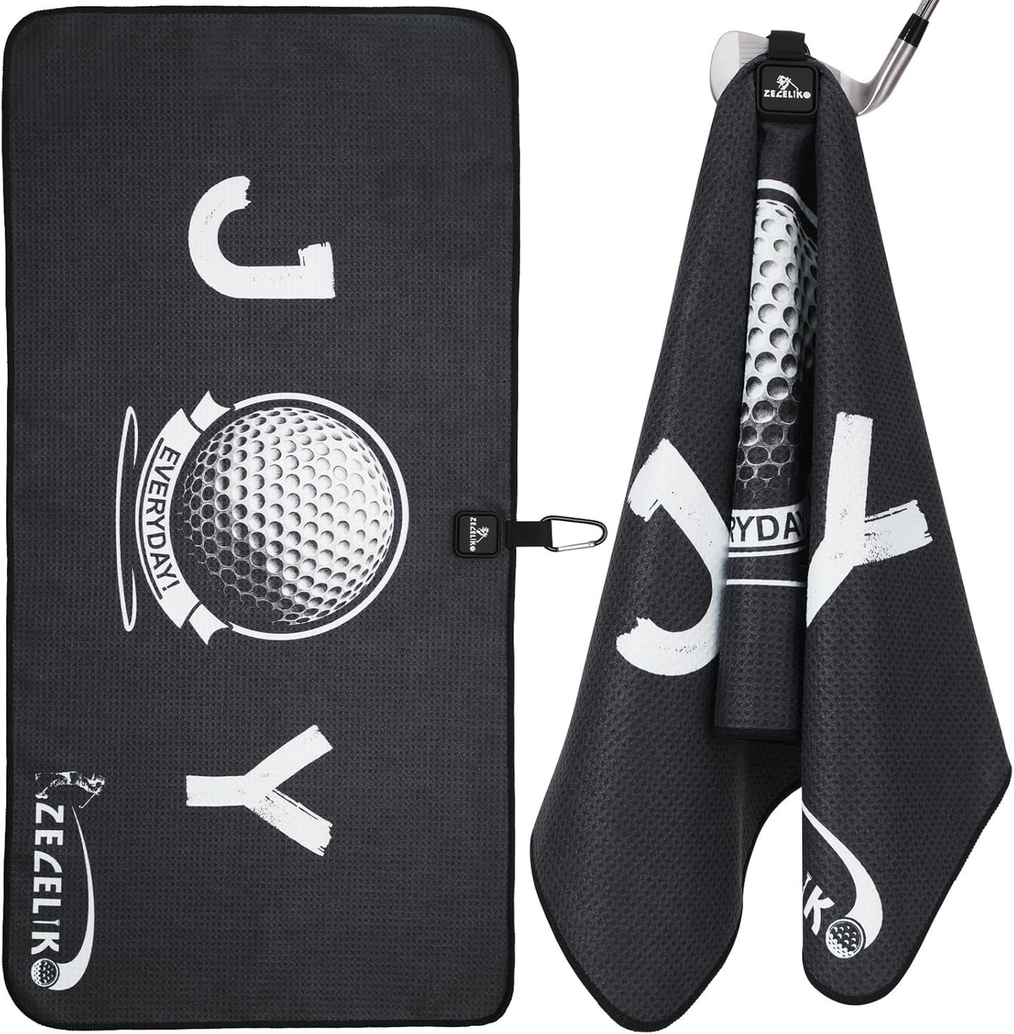 Zeceliko Magnetic Golf Towel - Clean Clubs with Ease