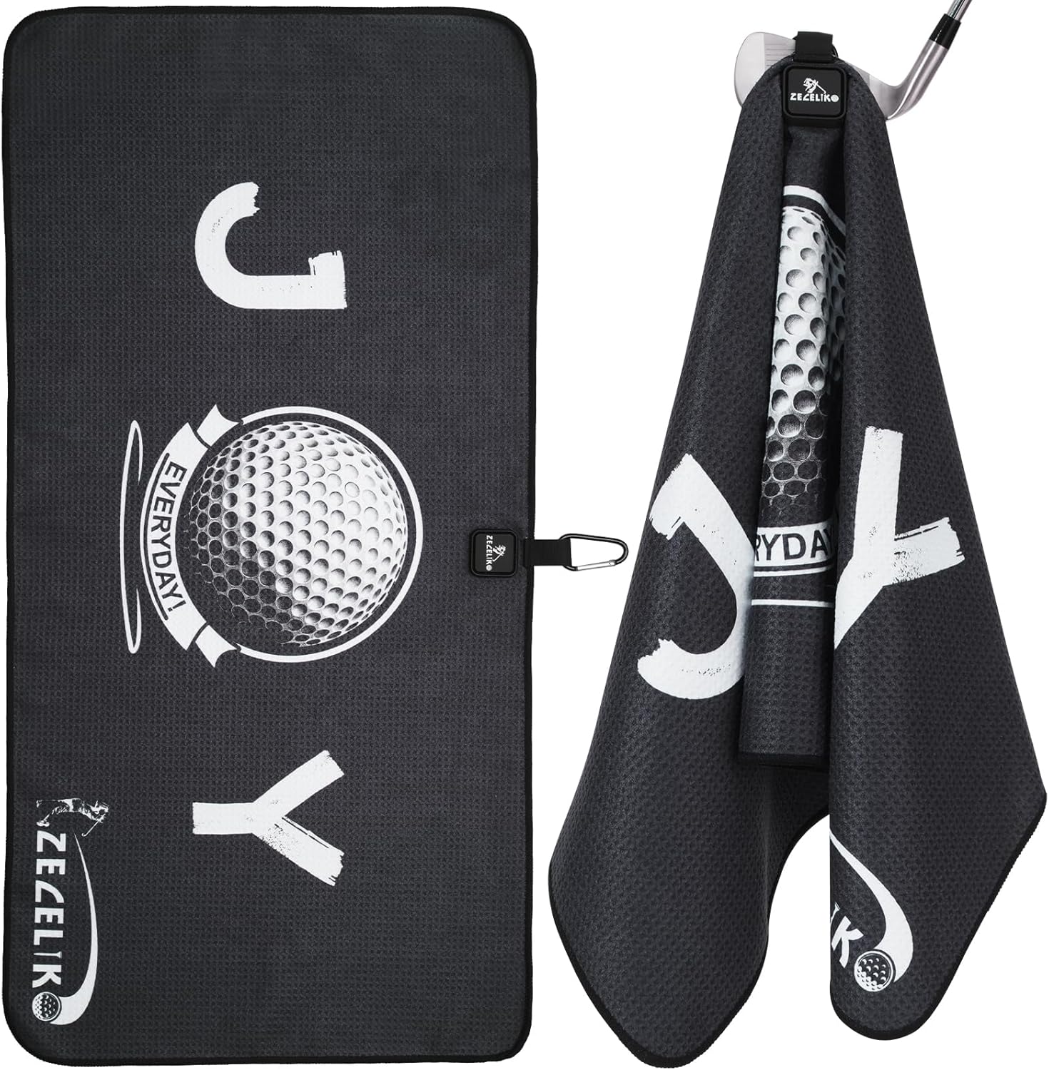 Zeceliko Magnetic Golf Towel - Clean Clubs with Ease