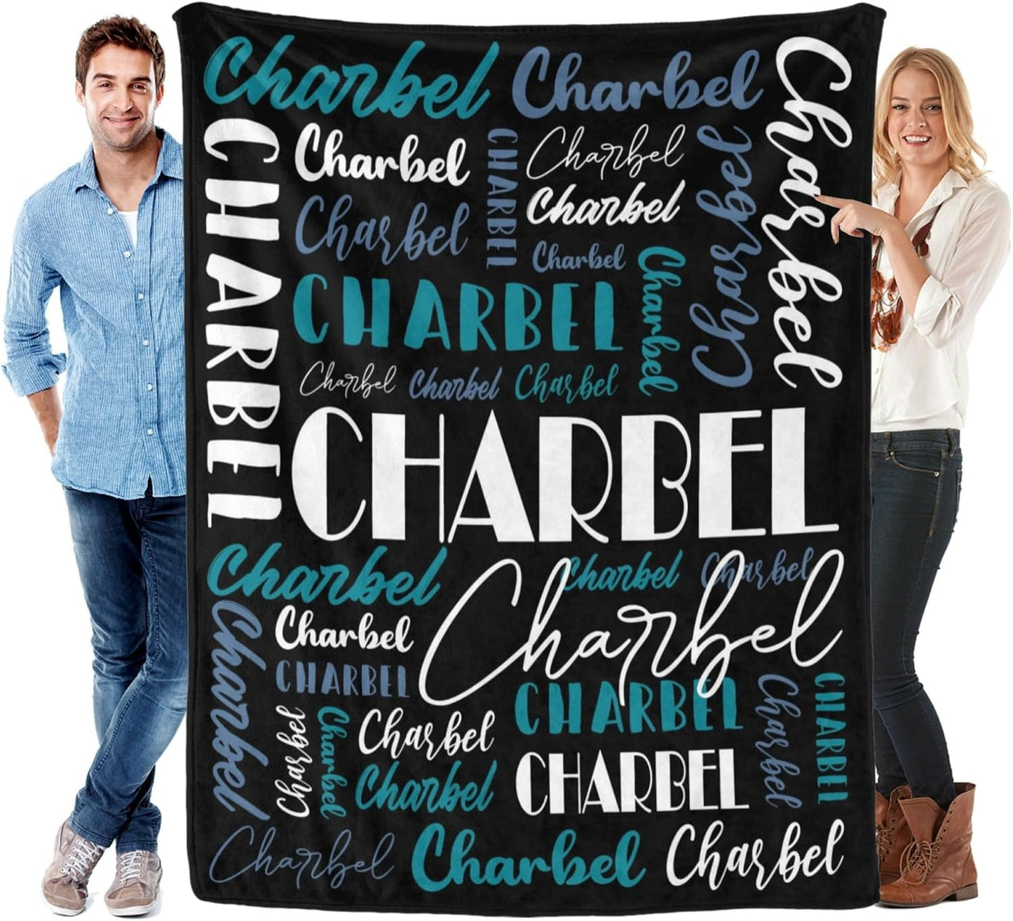 Personalized Blanket for Adults and Kids - Custom Flannel Throw
