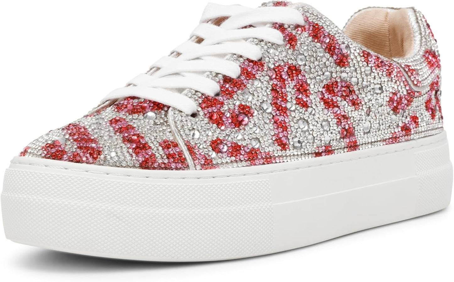 Betsey Johnson Women's Sidny Sneaker with Rhinestone Style