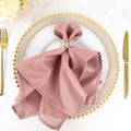 Elegant Dusty Rose Napkins Set of 50 for Weddings and Parties