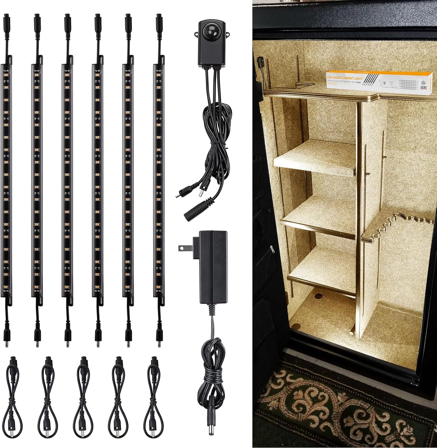 TORCHSTAR LED Safe Lighting Kit for Gun Safe and Closet Use
