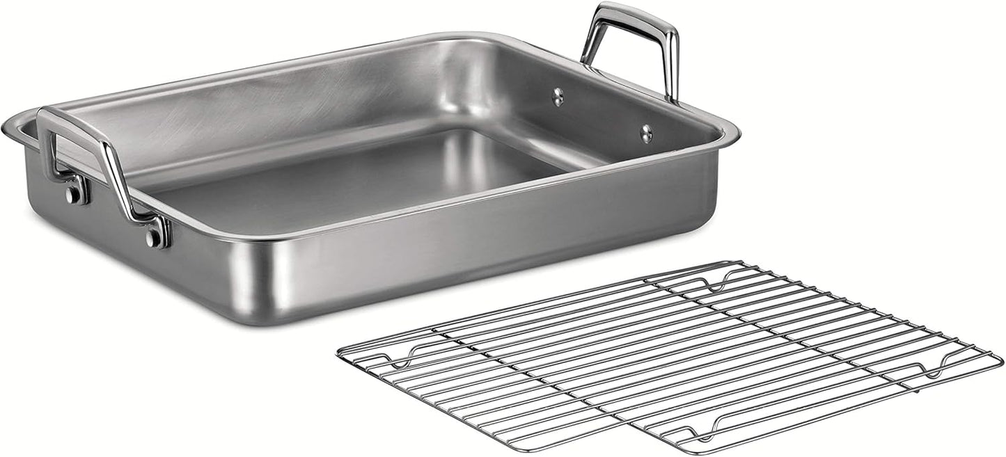 Tramontina 15-Inch Stainless Steel Roasting Pan with Rack Review