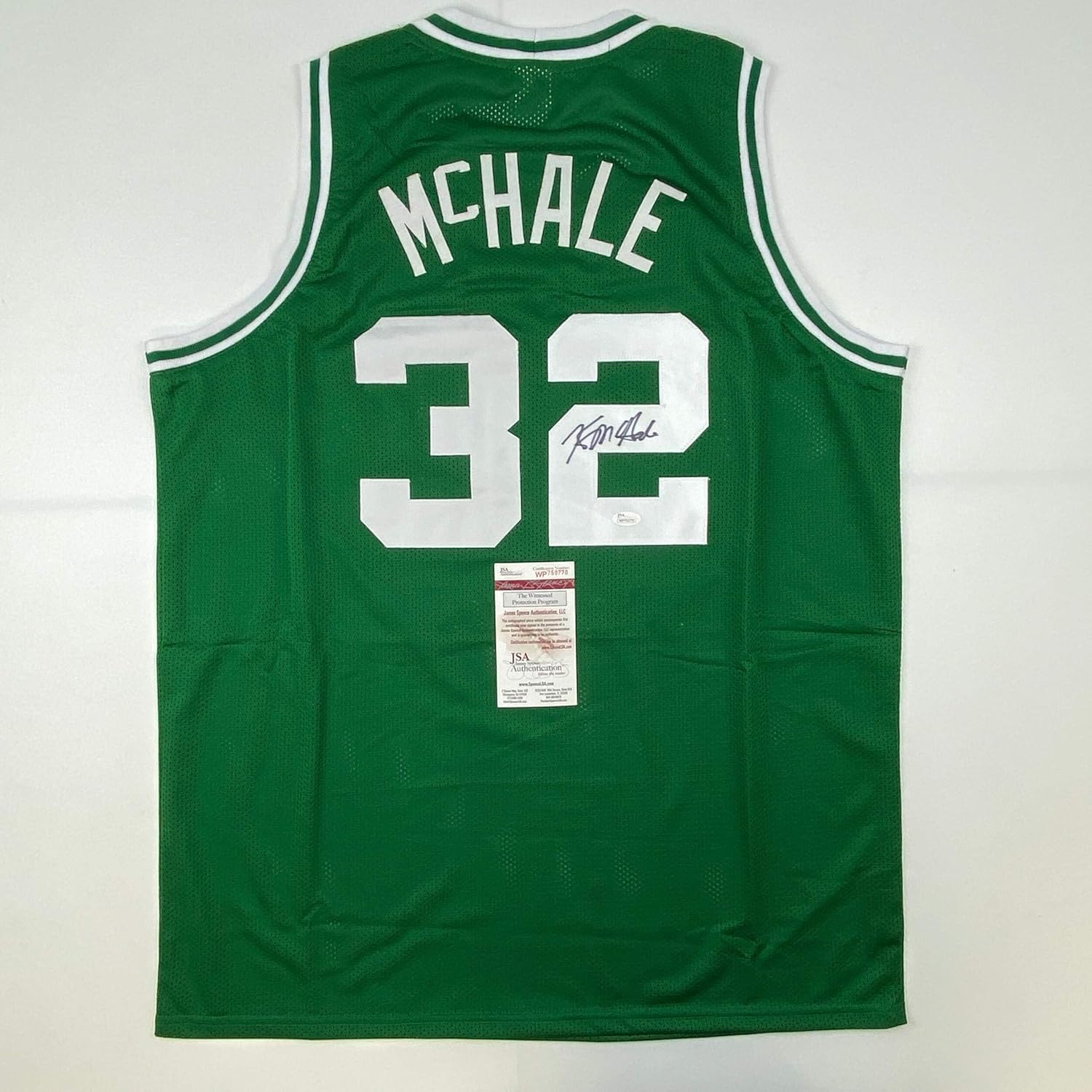 Autographed Kevin McHale Boston Green Basketball Jersey