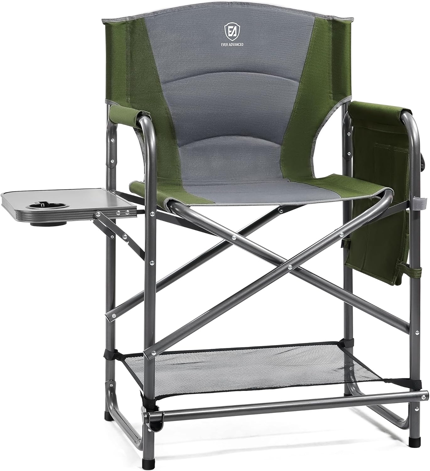 Foldable Directors Chair 400LBS Capacity, Green