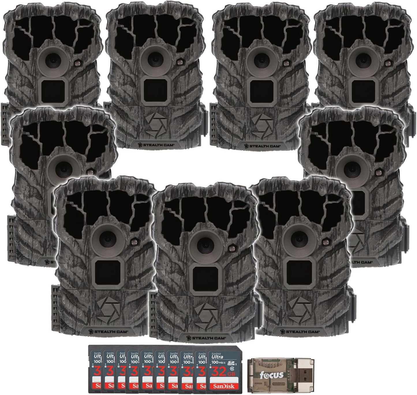 Stealth Cam Browtine 14MP Camera Bundle with Memory Cards