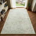 5x7 Area Rug for Living Room - Washable Soft Low-Pile Accent Mat