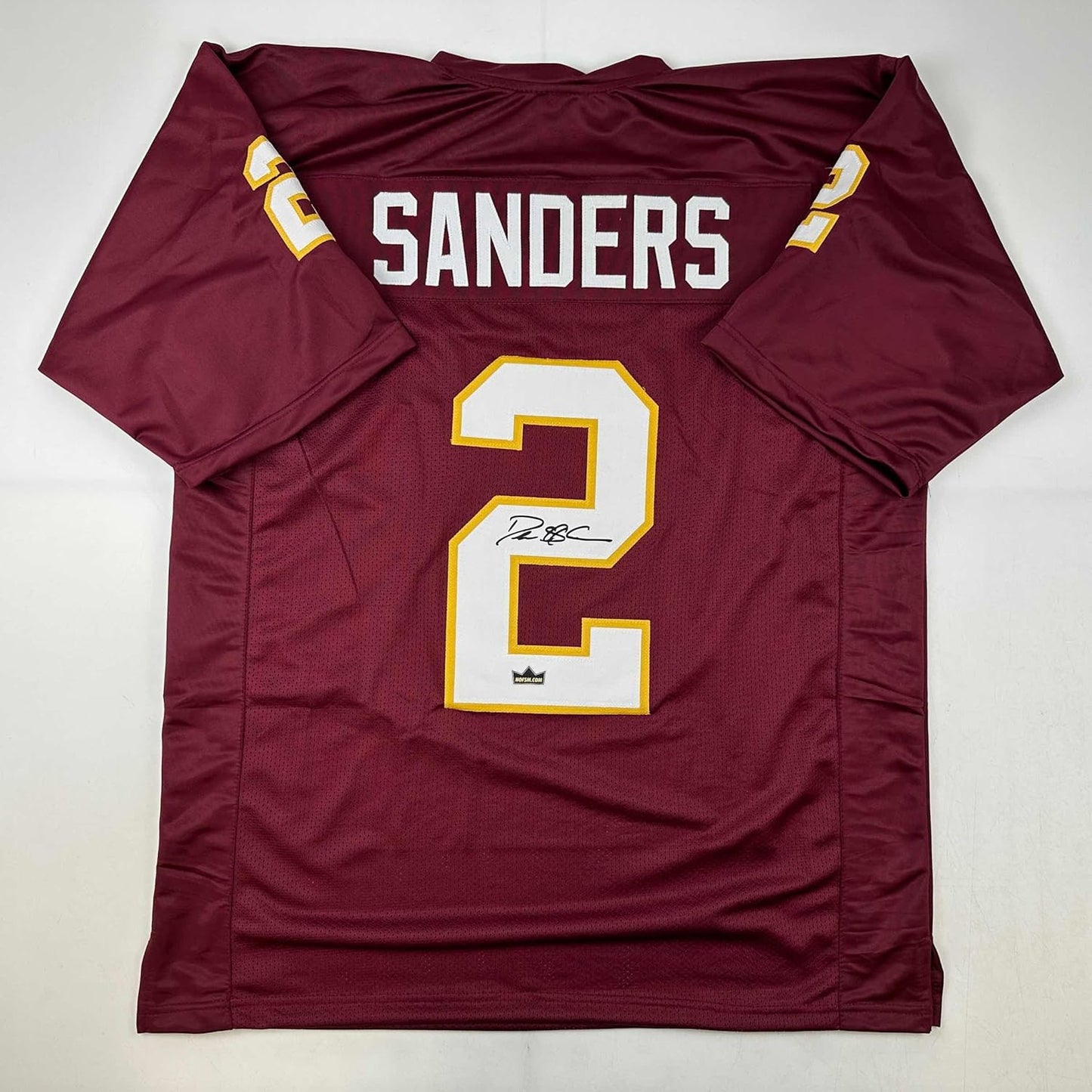 Facsimile Autographed Deion Sanders College Football Jersey XL