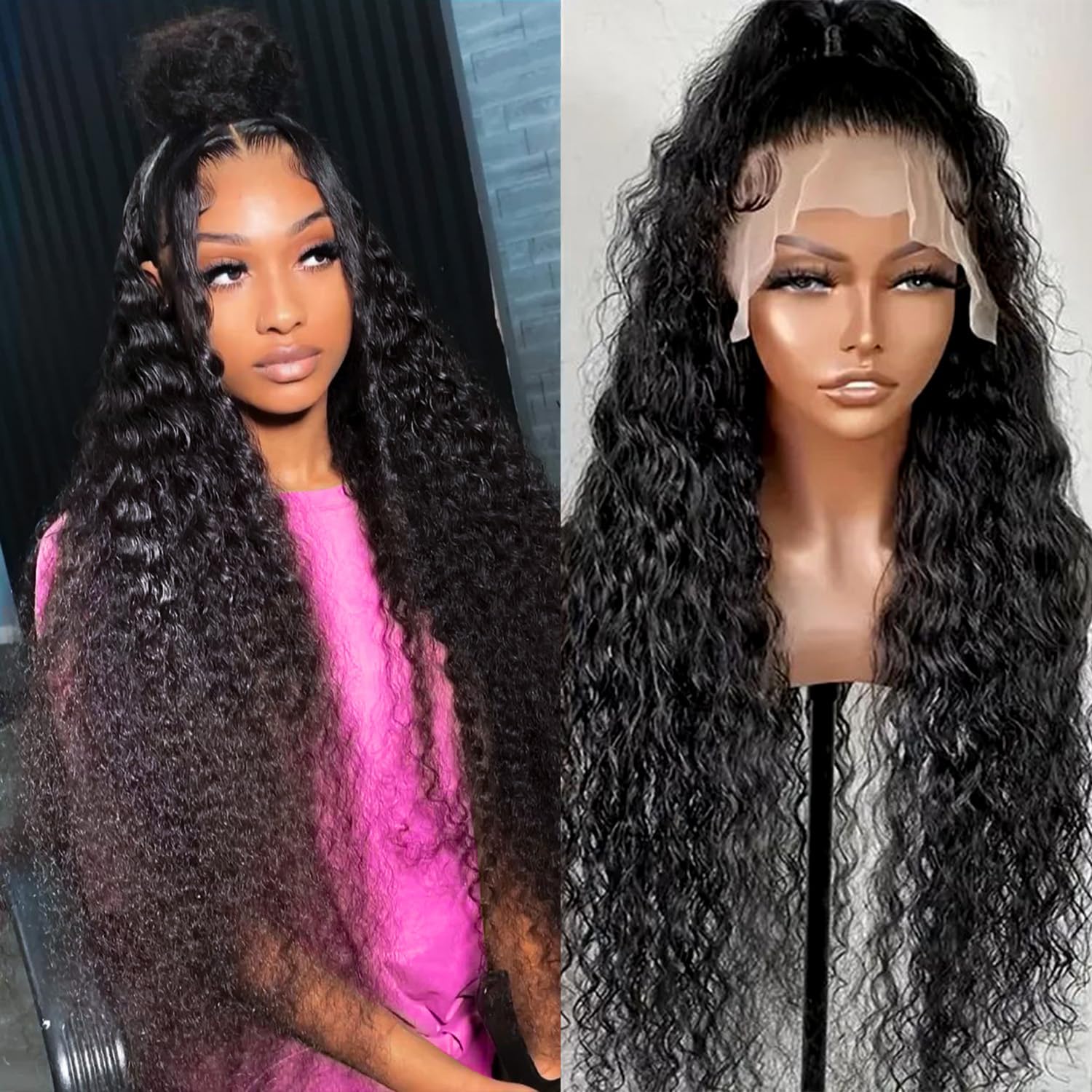 360 Glueless Drawstring Wig Human Hair for Natural Styles
