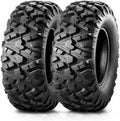 MaxAuto AT25x10-12 ATV UTV Tires 25x10x12 - Aggressive All Terrain