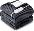 Heated Blanket Electric Full Size - Soft Flannel Sherpa Heated Throw