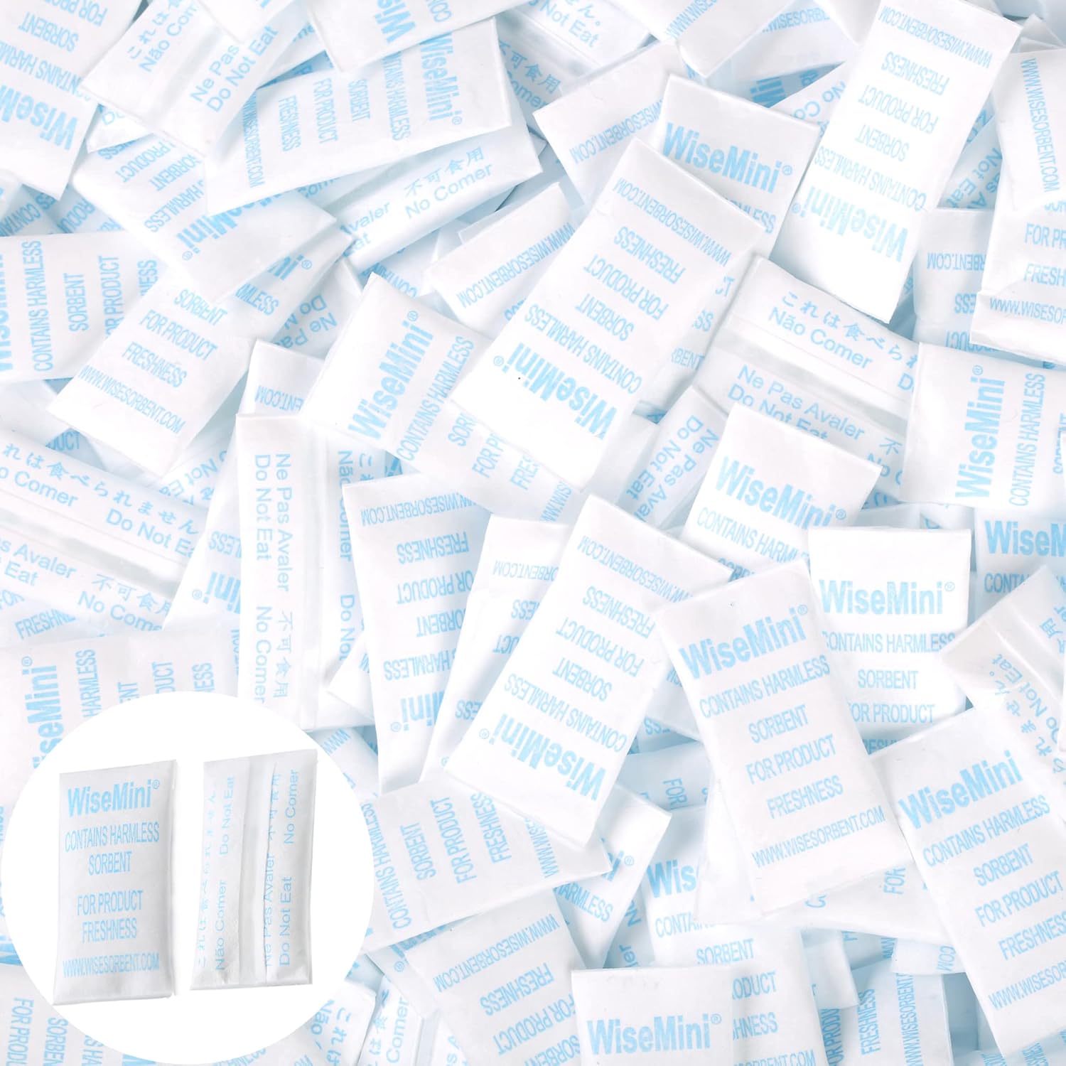 0.25 Gram Silica Gel Packets for Food Storage and More