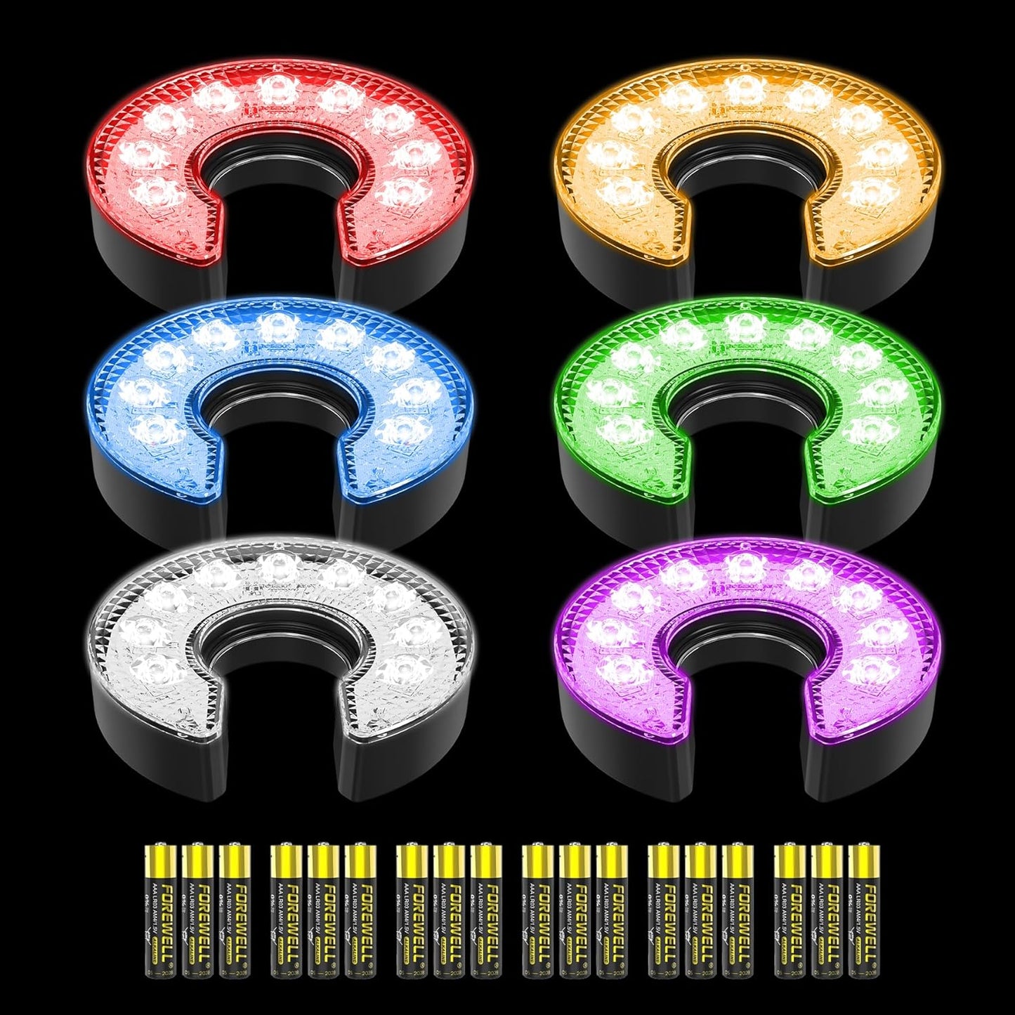 KINGTOP LED Golf Hole Light - Perfect for Night Golf Fun