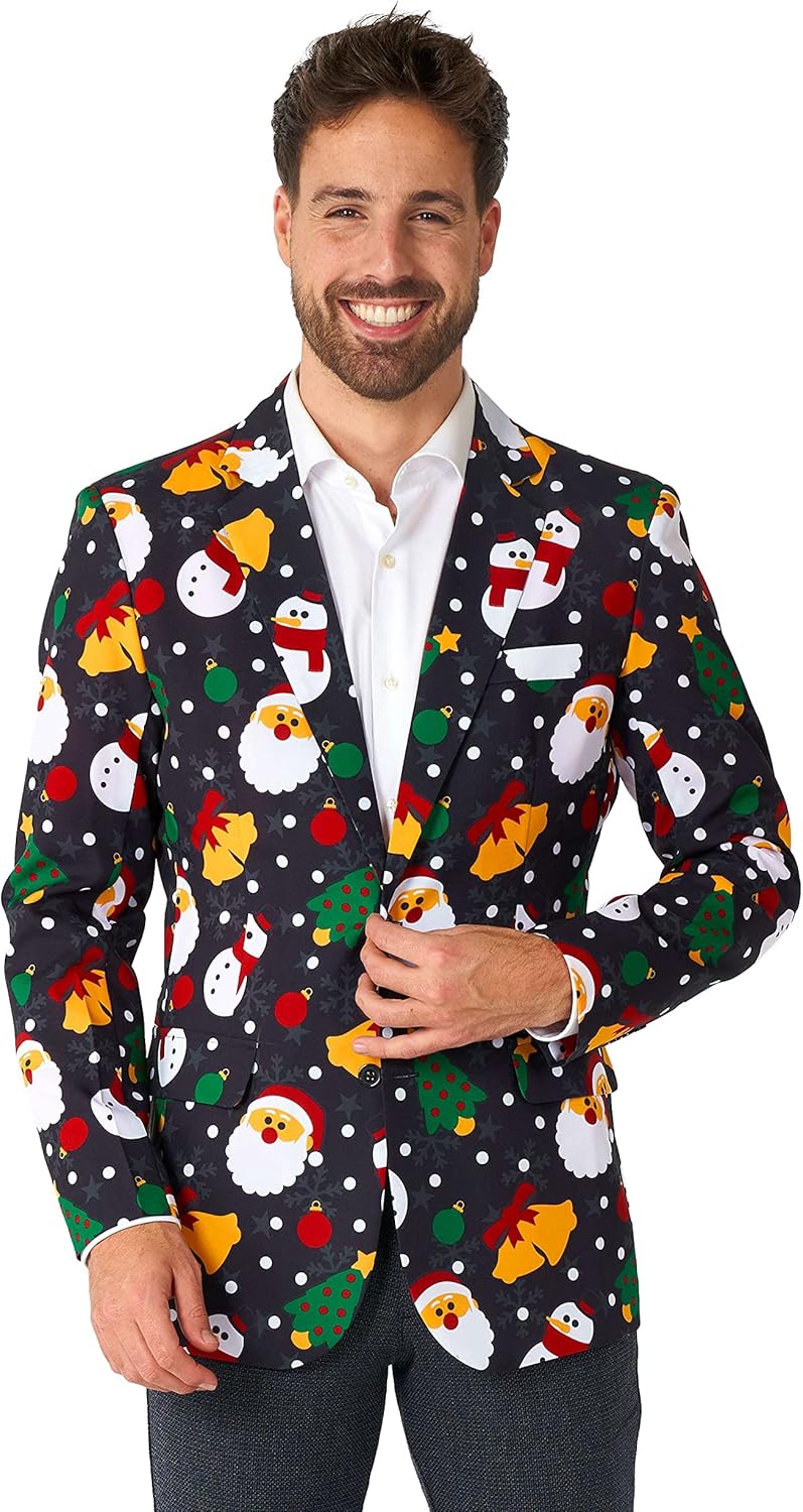 Offstream Men's Christmas Blazer - Perfect Holiday Outfit