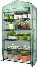 Extra Wide Mini Greenhouse 5 Tier 40in Wide - Portable Plant Shelter