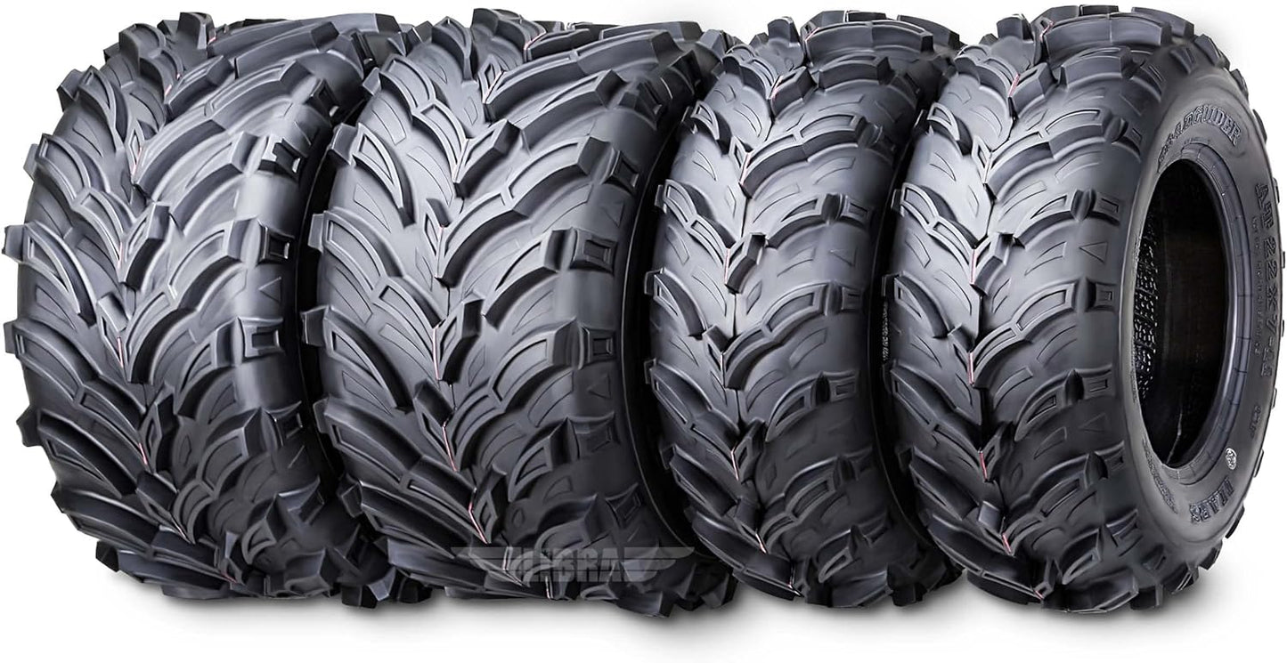 ROADGUIDER Set of 4 ATV/UTV Tires for Honda and Suzuki Models