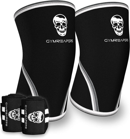 Elbow Sleeves with Wrist Wraps for Powerlifting & Weightlifting
