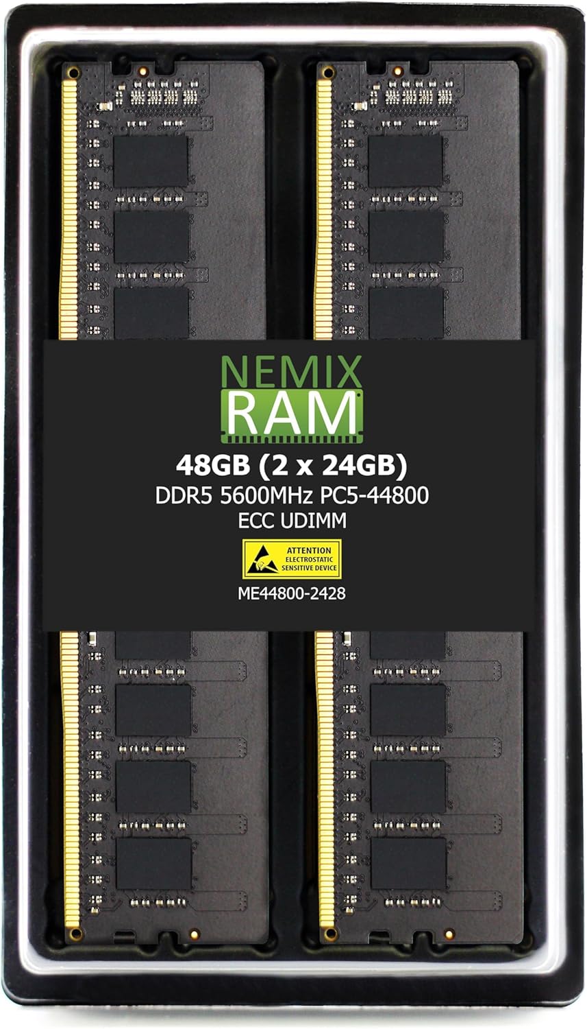 NEMIX RAM 48GB DDR5 5600MHZ Memory for Enhanced Performance